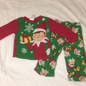 Toddler Boy Elf in the Shelf PJ 3T